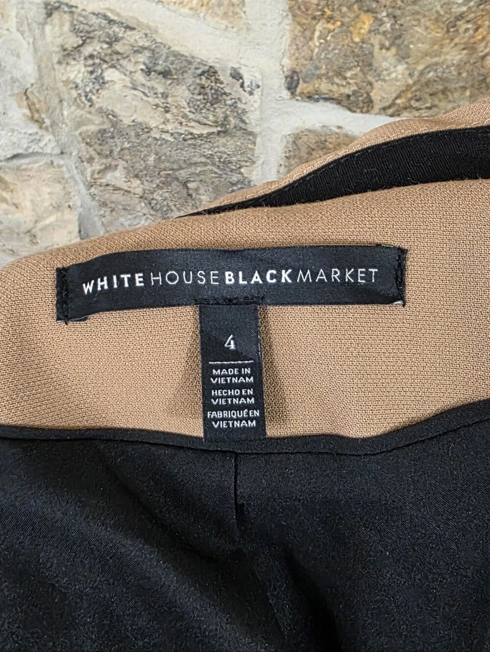 White House Black Market Moto Zip Skirt Suit Set
